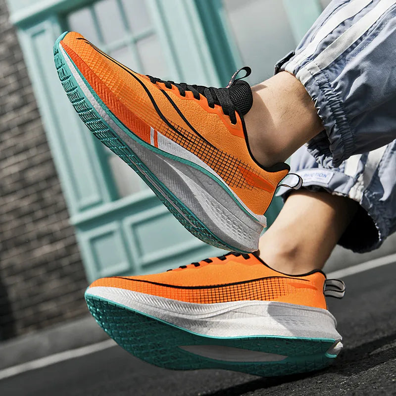 Men's Casual Sneakers Luxury Trainer Shoes Breathable Race Running