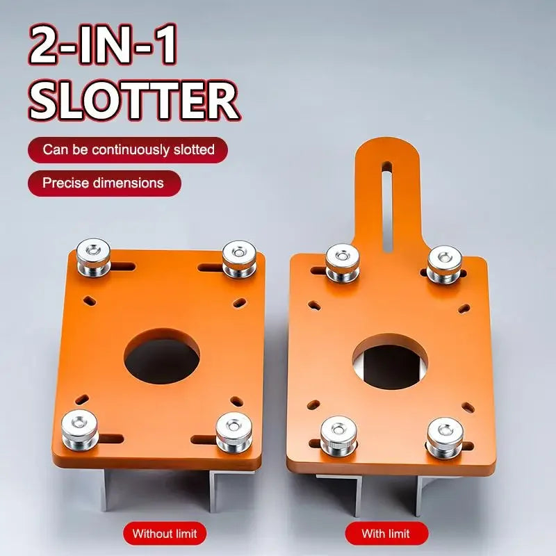 Wood Router Slotting Locator Accurate Slotted Base Machine Bracket Zpaxo
