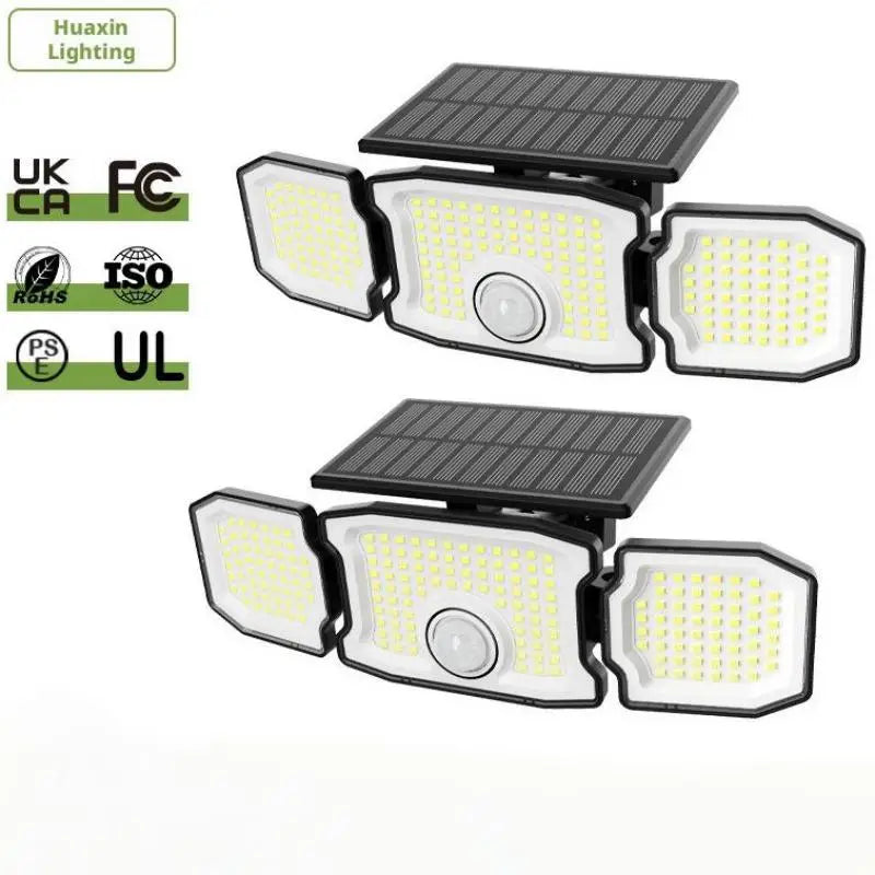 Solar Induction Wall Light IP67 Waterproof Rotatable Outdoor Lamp Solar Wall Lamp Zpaxo