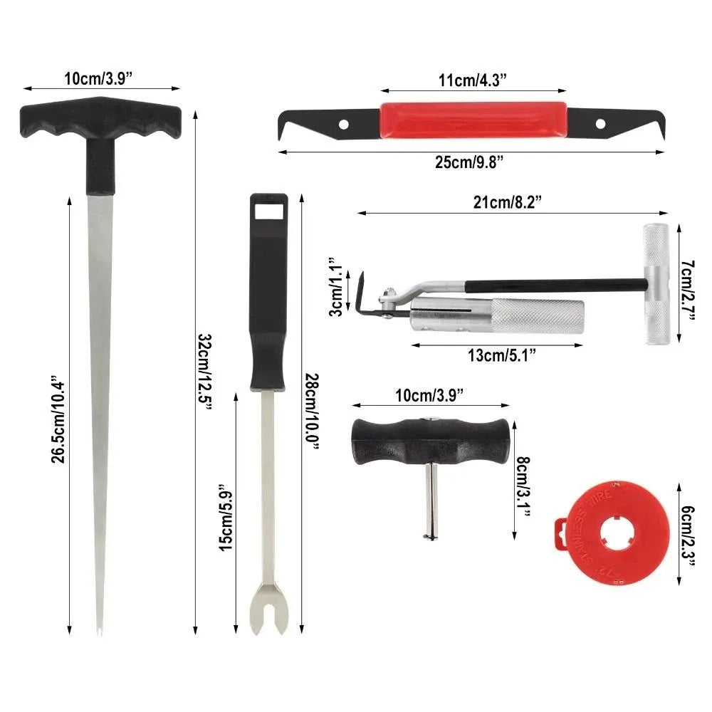 Universal Auto Glass Removal Tools Alloy Steel Labor-saving Zpaxo