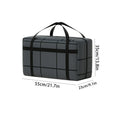 Portable Large Capacity Folding Clothing Storage Bag Hand-Held Duffel Bag Double Zipper Padded Bag Wardrobe Organizer Moving Bag Zpaxo 40L