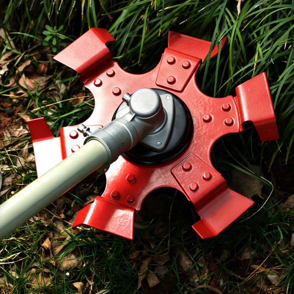 Lawn Blade Grass Cutting Head Reusable Soil Loosening Wheels Small Trenching Wheel Blade for Weeding Deep Plowing Loosening Soil Zpaxo