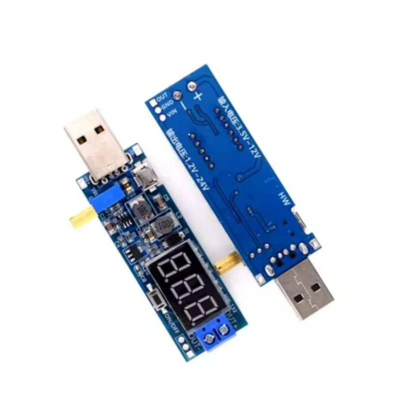 USB voltage 5V conversion module 3W adjustable boost buck DC voltage regulator board 3V3.7V4.2V3.3V9V24V Zpaxo
