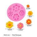 1Pc Cookie Cupcake Chocolate Baking Mold Mini Rose Camellia Flower Silicone Sugarcraft Mold Fondant Cake Decorating Tools Zpaxo A4