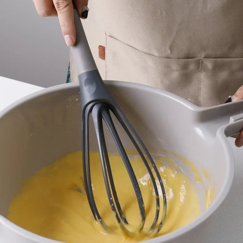 Hot Sale Handheld Rotary Egg Whisk Ergonomic Beater with Foaming Wires for Cake Batter Mixing Cream Blending Manual Egg Beater Zpaxo
