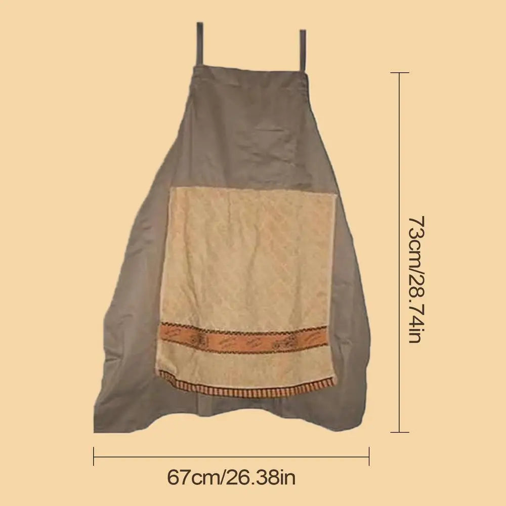 Prank Apron Funny Chef Apron Humorous Washable Novelty Costume with Openable Towel for BBQ Workshop Art Studio Pottery Making Zpaxo Yellow
