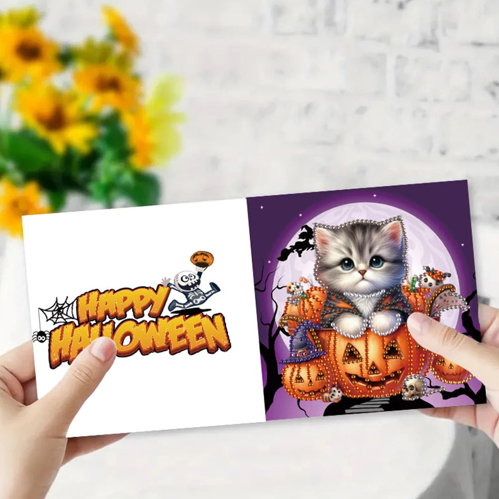 Halloween Cards Diamond Painting Greeting Card DIY Embroidery