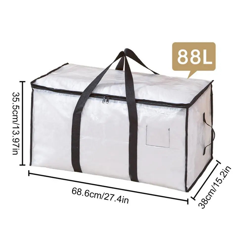 Moving Bags Transparent Heavy Duty Waterproof Carrying Pouch Large