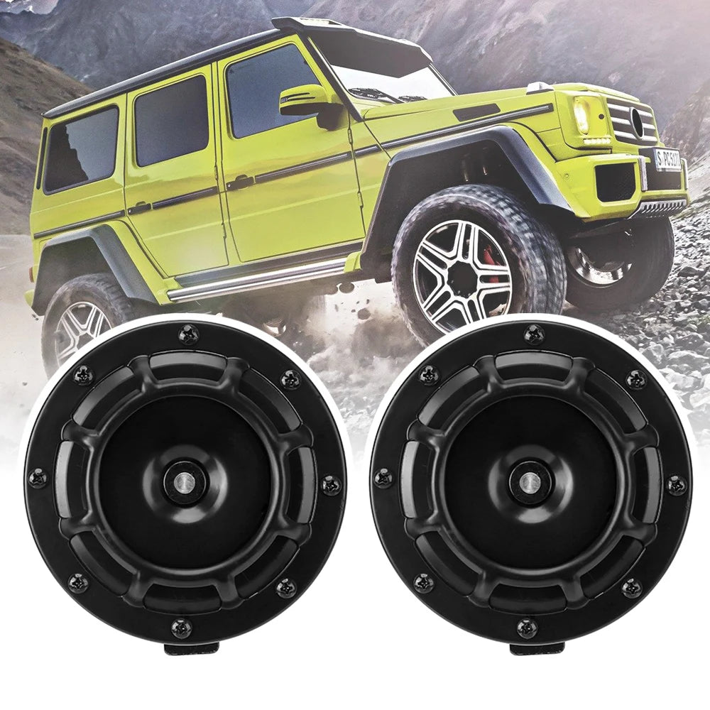 Loud Universal Car Horn Cool Scheme Electricity 1Pair Motorcycle Zpaxo