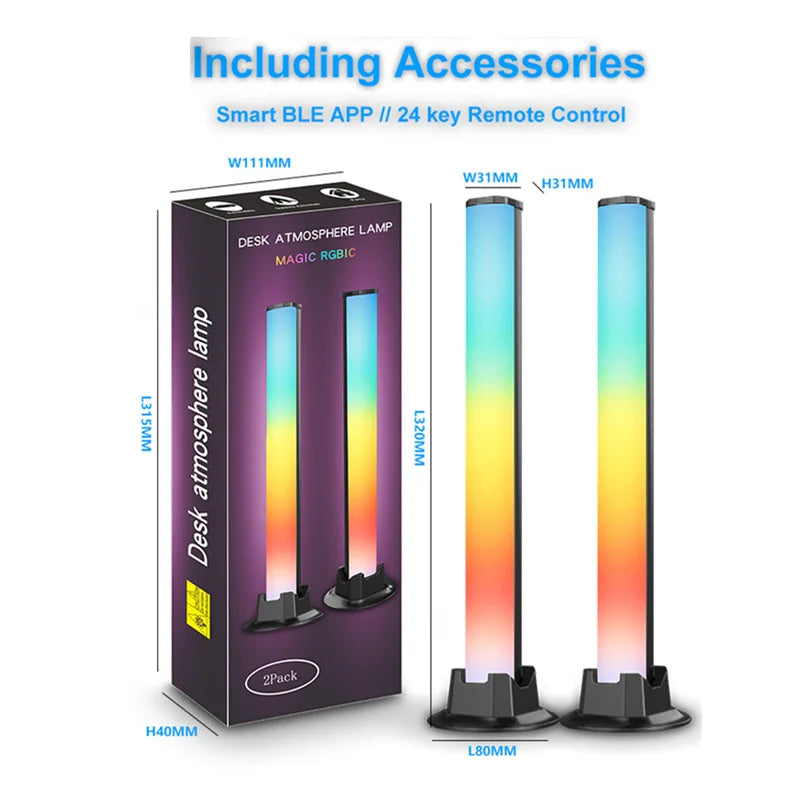 RGB Dimmable USB Ambient Night Light – Desktop Mood Lamp RGB Ambient Mood Light Zpaxo