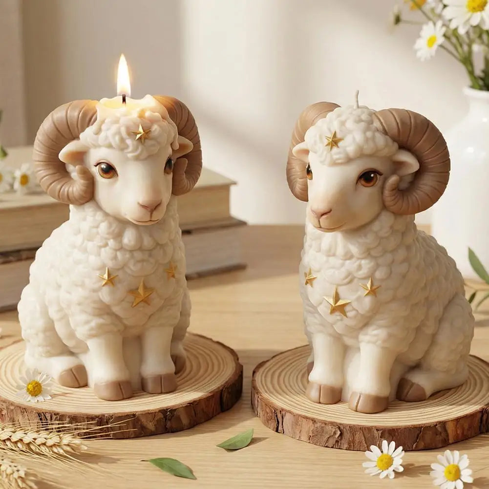 3D Lamb Silicone Mold for Candle, Soap, Resin & DIY Crafts Silicone Craft Mold Zpaxo