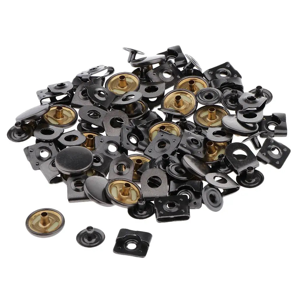 Sewing Hook Eye Closures 20 Sets Copper Metal Buttons for Clothes Skirt Trouser Repairs Zpaxo Nickel