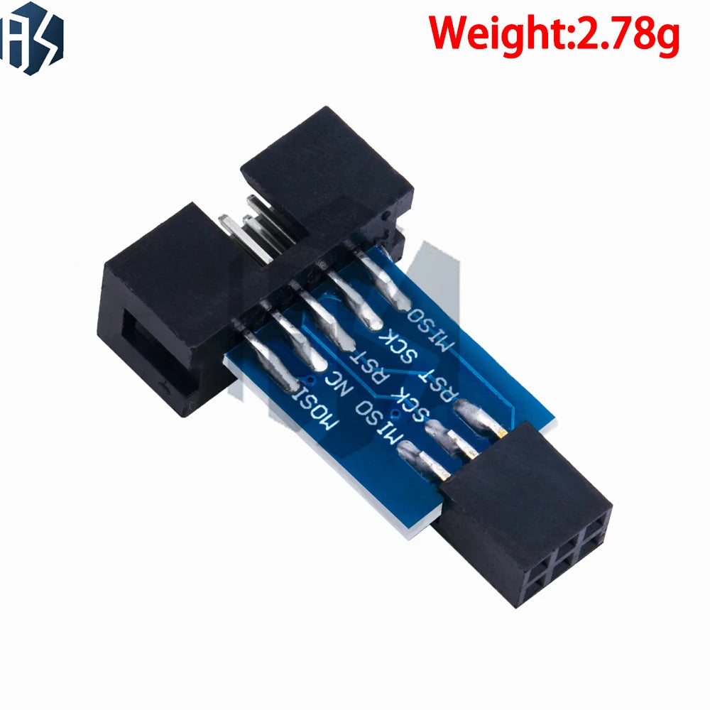 10-Pin 6-Pin Adapter Board AVRISP USBASP STK500 Programmers Universal Zpaxo