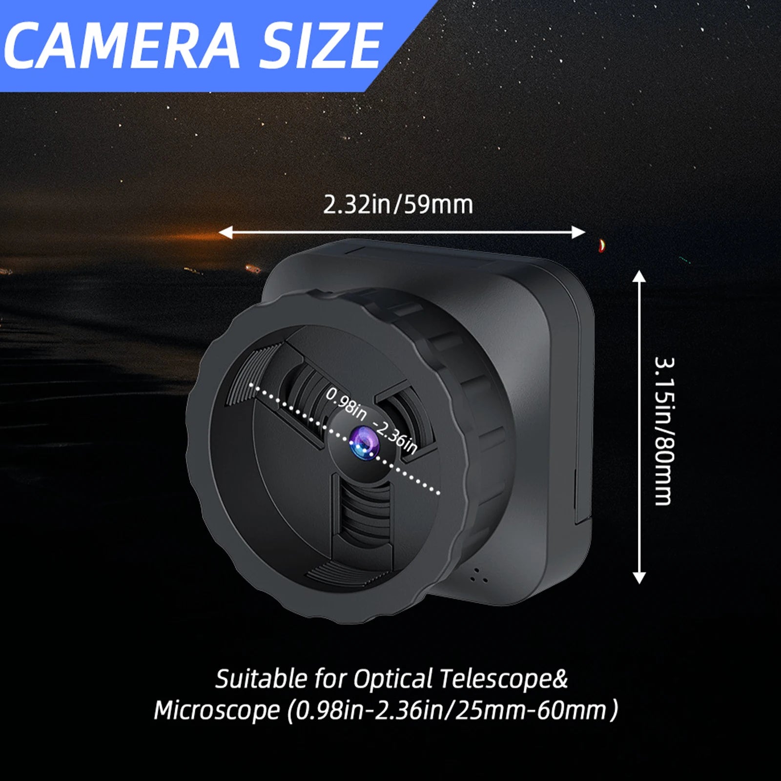 64MP 4K HD WIFI Electronic Eyepiece Digital Camera Portable