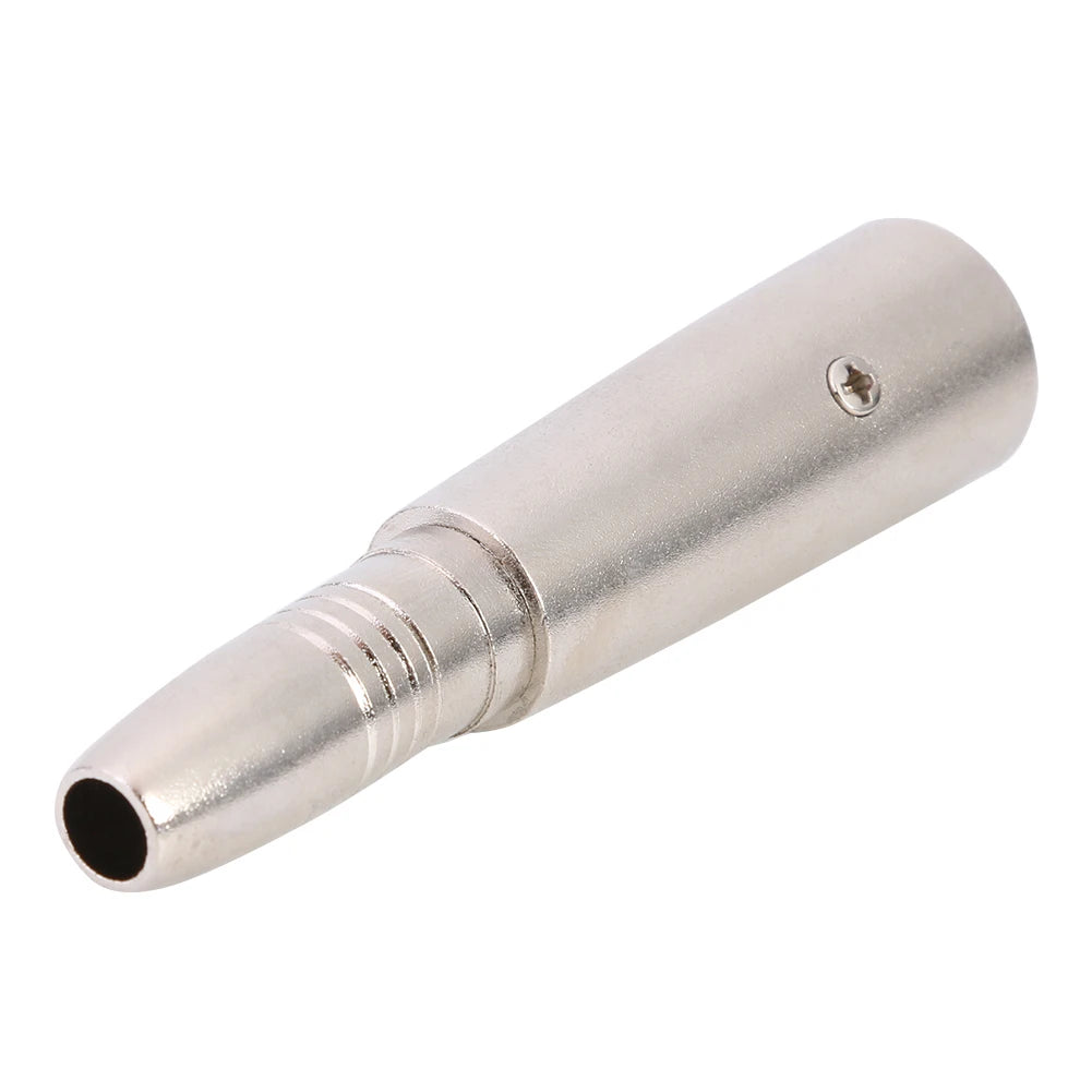 3Pin Microphone XLR Male Female Stereo Adapter Zinc Alloy Shell
