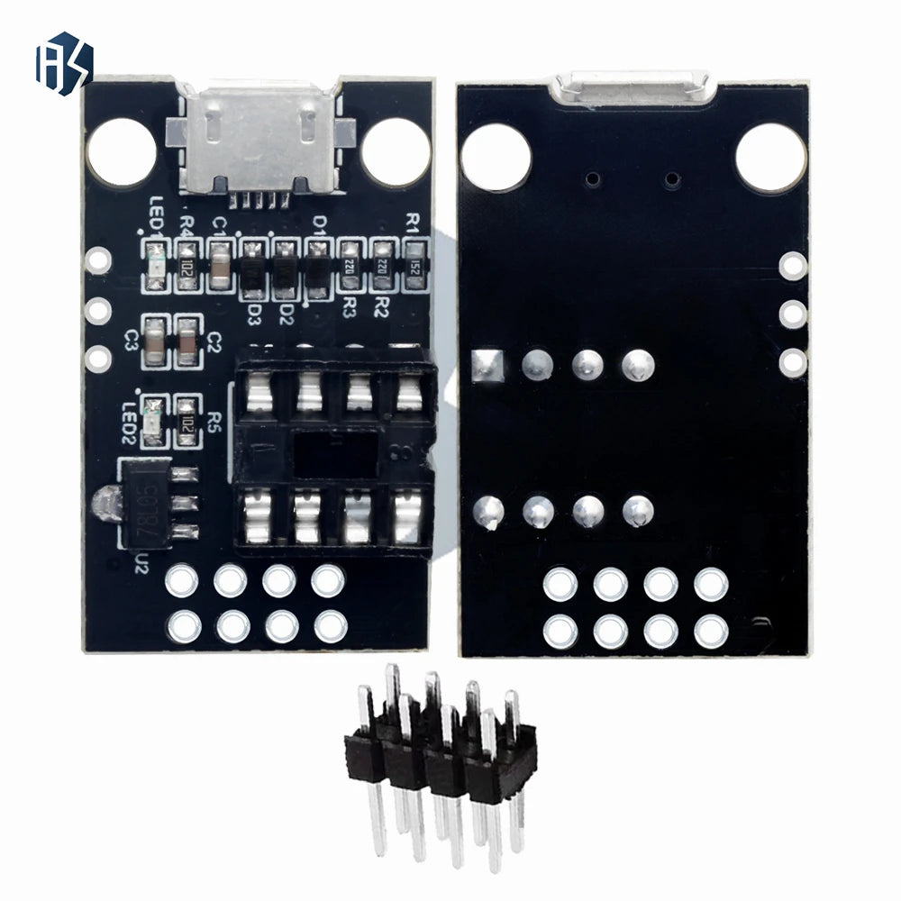 Blue Black TINY85 Digispark Kickstarter Micro Development Board ATTINY85 module for Arduino IIC I2C USB Zpaxo