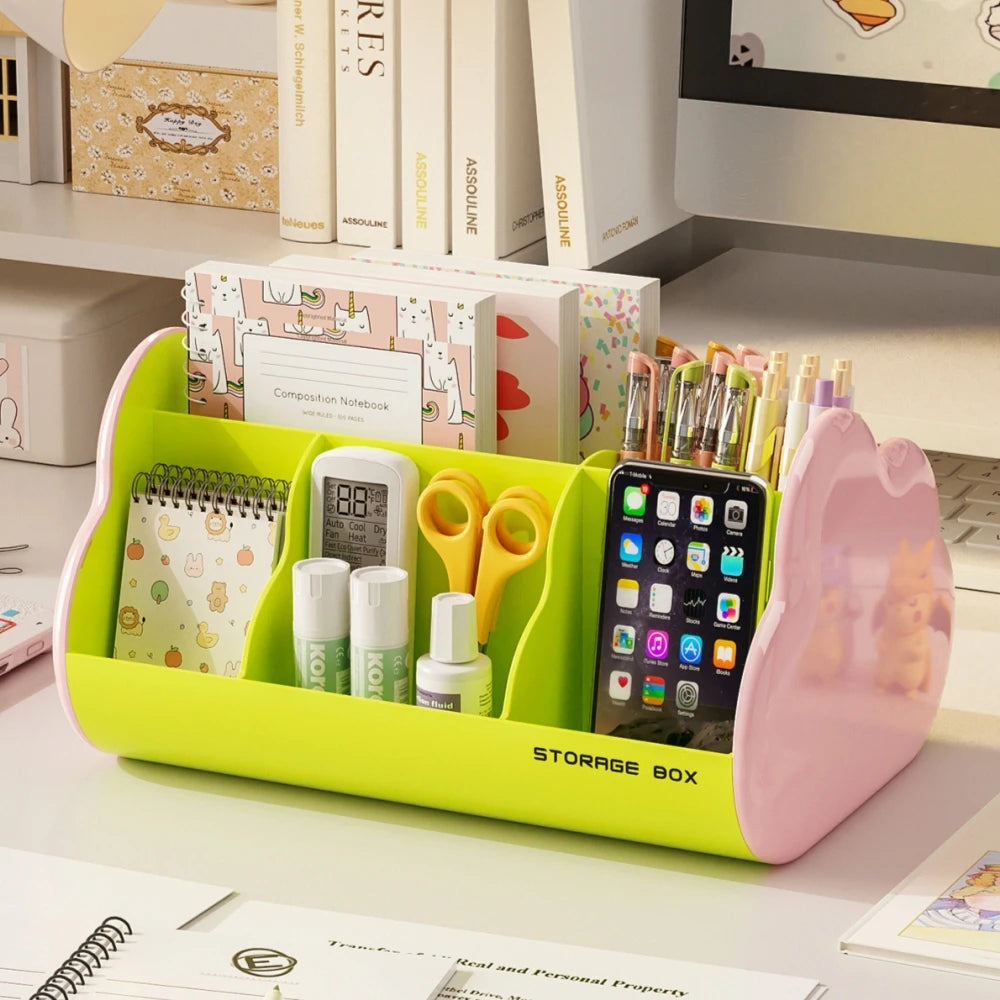 Cloud-Shaped Desk Organizer – Multi-Compartment Storage Box Desk Organizer Zpaxo