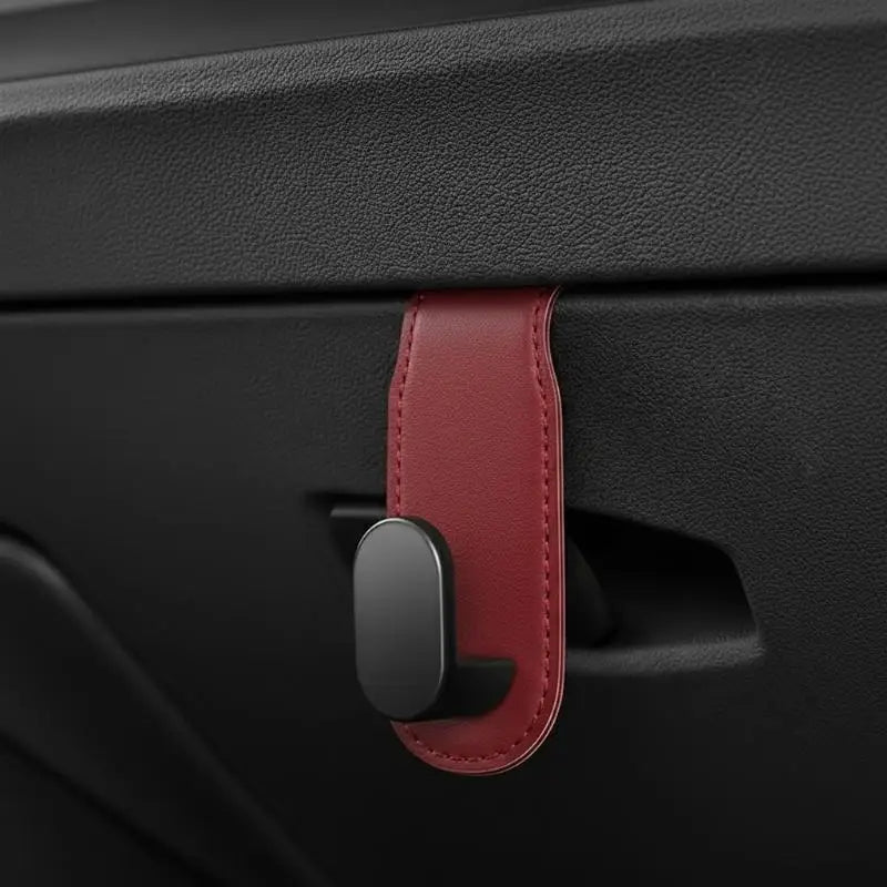 PU Leather Car Seat Hook – Universal Purse & Bag Hanger