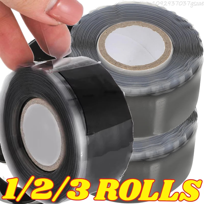 Seal Self Fusing Silicone Tape Weatherproof Self Fusing Silicone Sealing Tape for Emergency Pipeline Repair Bandage/Tool Fixing Zpaxo