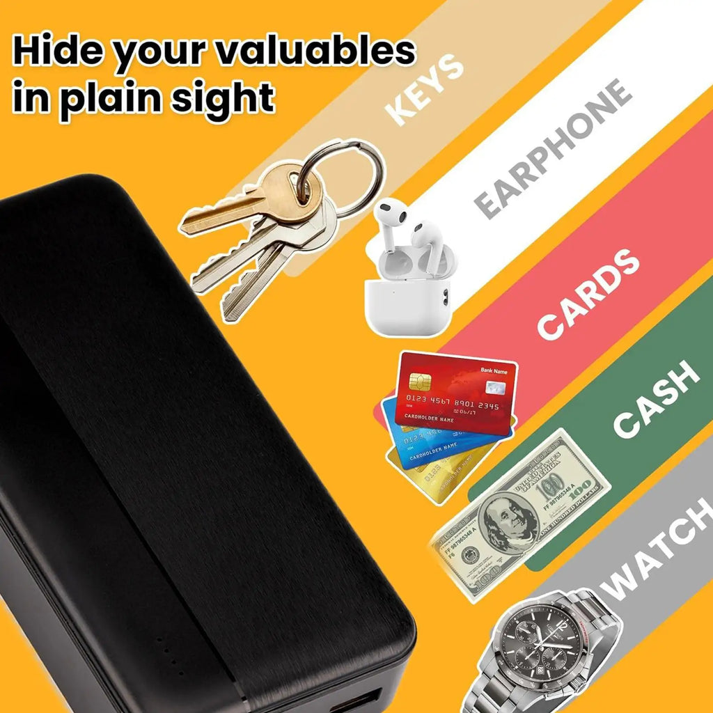 Fake Power Bank Valuable Container Diversion Safe Disguised Hiding