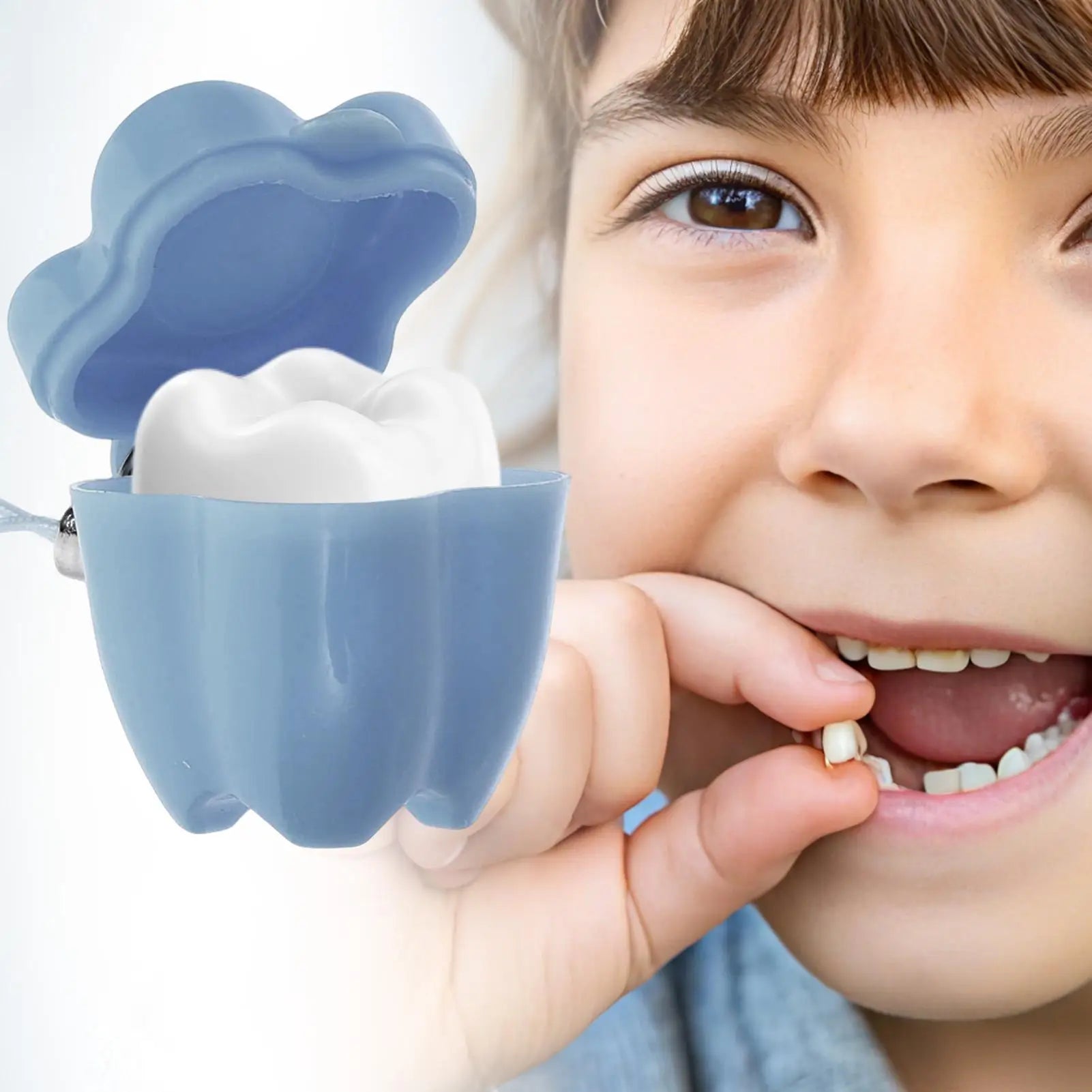 Baby Teeth Box 10 Pieces Teeth Shape Savers Tooth Storage Box For Child Toddler Boy Girl Home Travel Nursery School Preservation Zpaxo