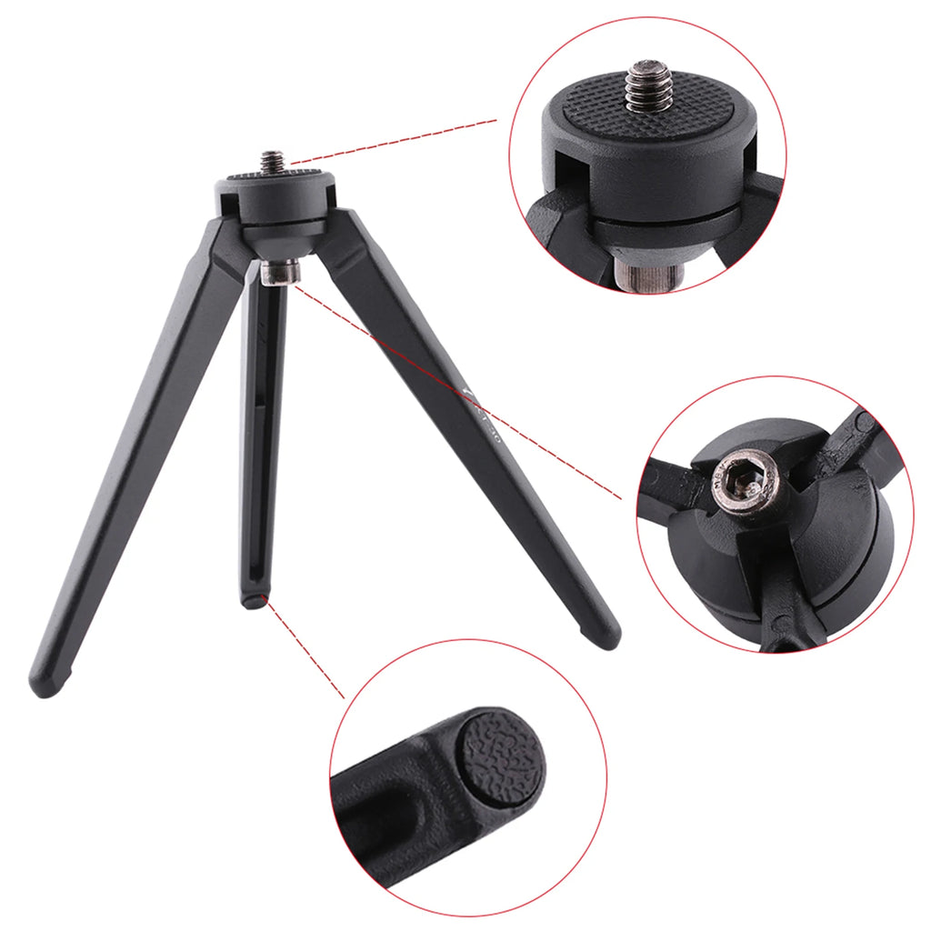 Lightweight Tripod Tabletop Aluminum Portable Phone Small Camera