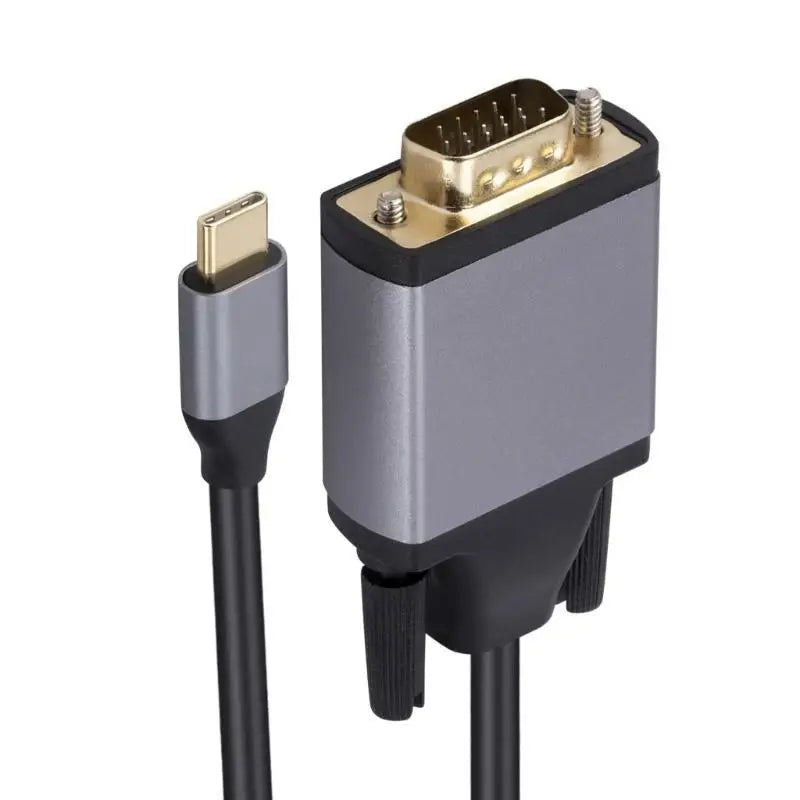 652F USB C to VGA Cable 5.91ft Type C to VGA Converter for Home and Office Use Zpaxo