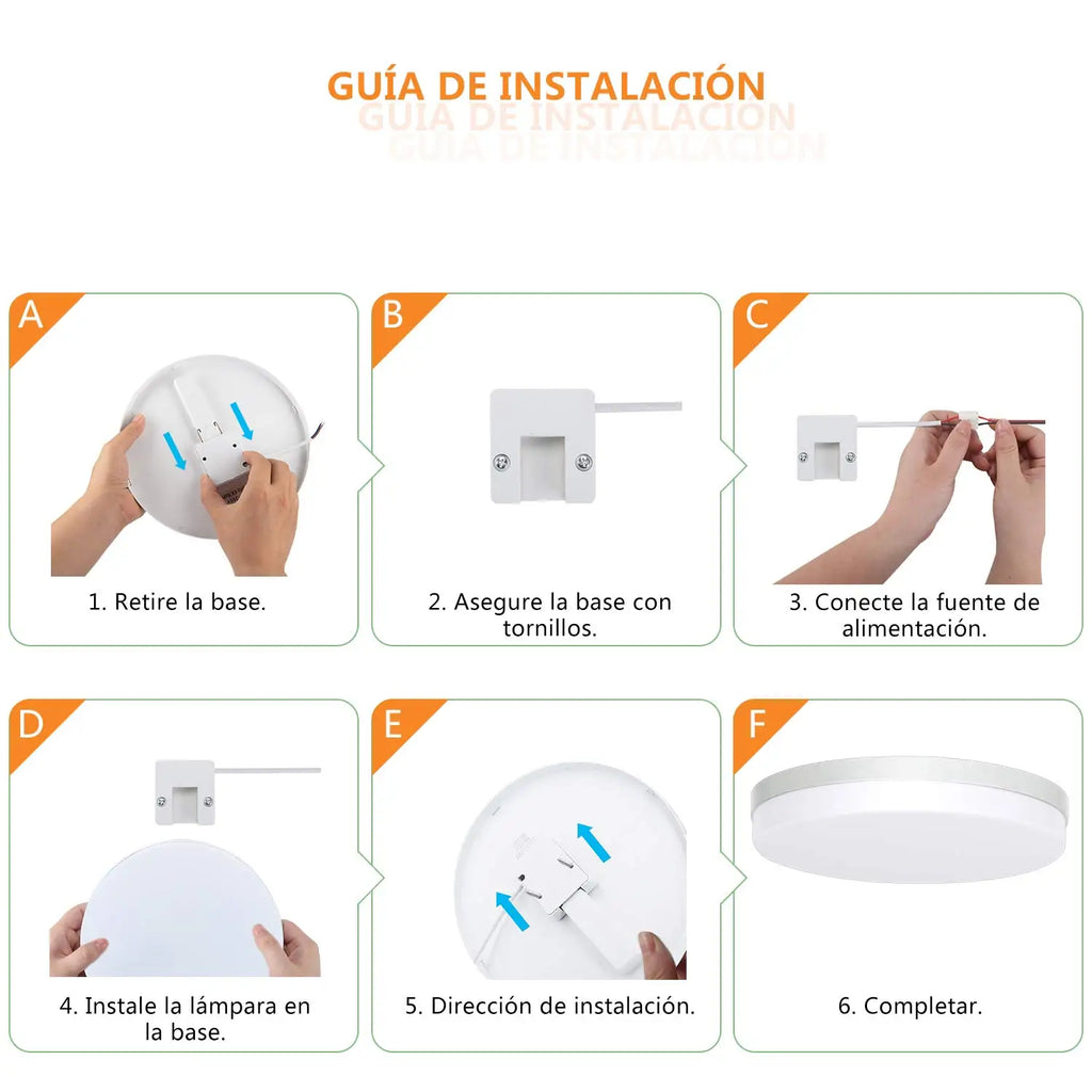 Ultra-thin Round LED Ceiling Lamp Waterproof Flush Mount Fixture 6500K Daylight Modern Home Lighting for Bedroom Kitchen Hallway Zpaxo