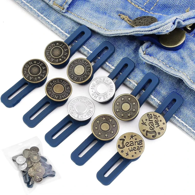 Jeans & Pants Waistband Button Extenders – 3/6/9 Pack