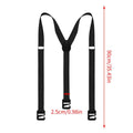 Invisible Men Suspenders Y-back Under Clothing Elastic Belt