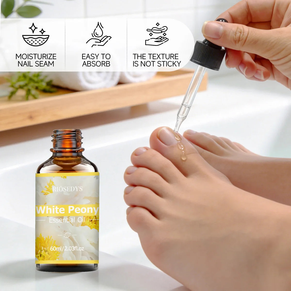WHITE PEONY Essential Oil Has Deep Nourishing Moisturizing Effects Zpaxo