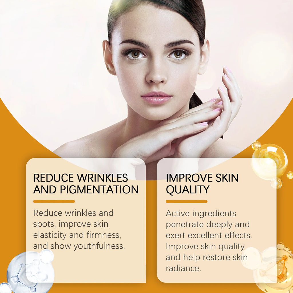 Vitamin C Facial Serum Anti Aging Deep Hydrating Fade Fine Wrinkles Brightening Moisturizing Repair Nourishing Skin Care Essence Zpaxo