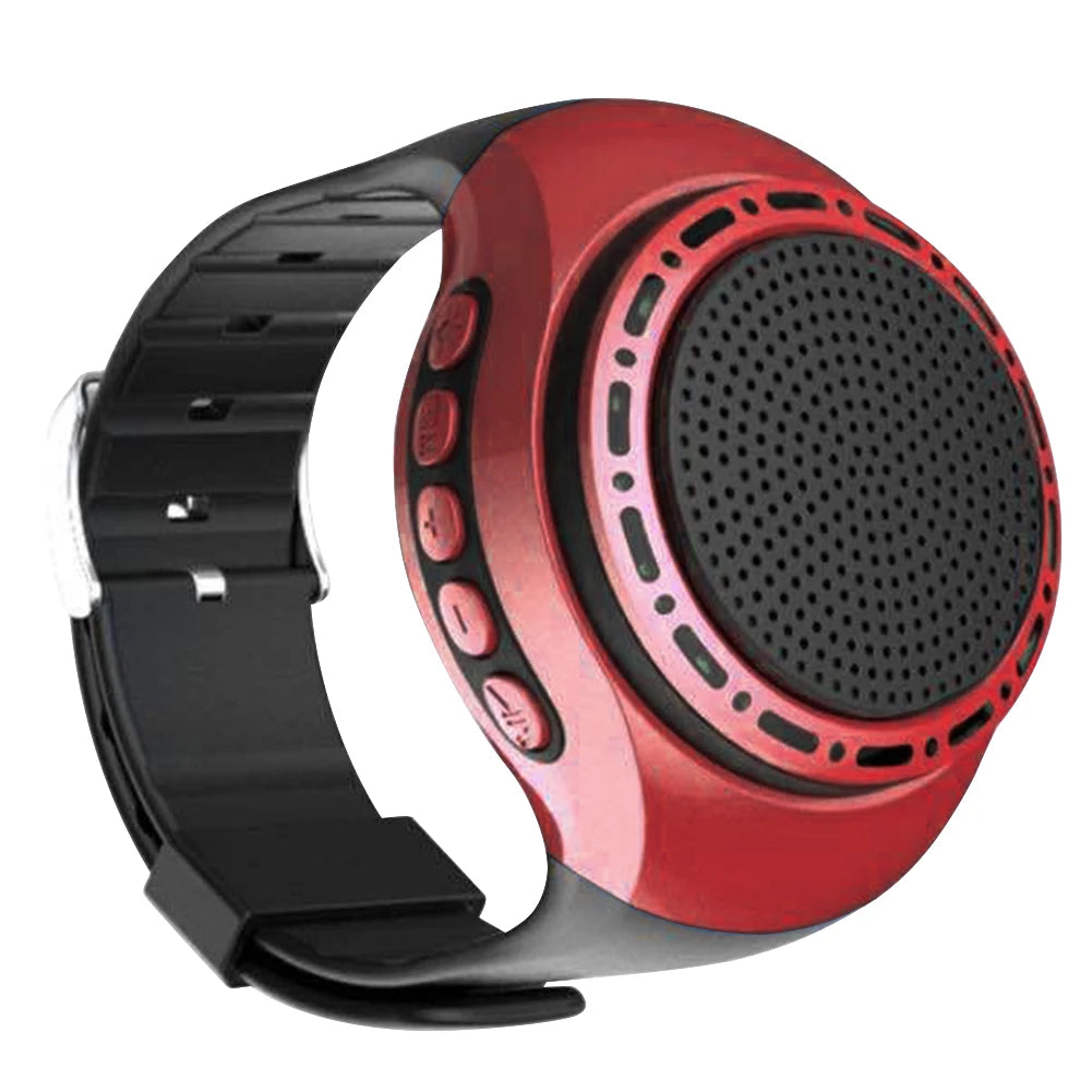 USB Rechargeable Bicycle Audio Portable Wrist Watch Speaker Cool