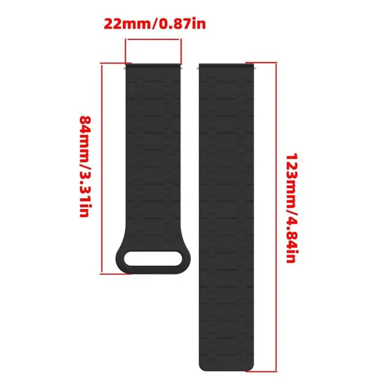 652F Watch Straps Silicone Quick Release Soft Rubber Replacement Watch Bands for Multiple Model Multiple Color Zpaxo