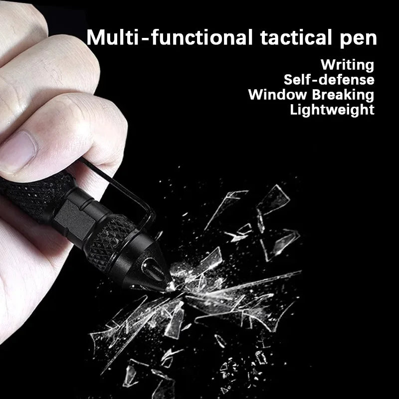 Multi Function Tactical Pen Steel Non Slip Portable Self Defense Zpaxo