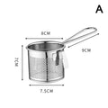 Multi-functional Stainless Steel Deep Frying Basket Kitchen Hangable Zpaxo A