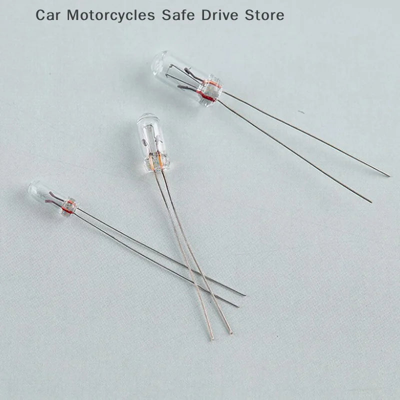 CM25PCS Clear 12V Mini Bulb Wheat Rice Bulbs Switch Button Indicator