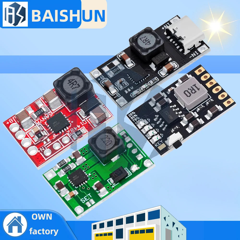 TP5100 charging management power supply module board TP5000 1A 2A compatible with 4.2V 8.4V single and double lithium batteries Zpaxo