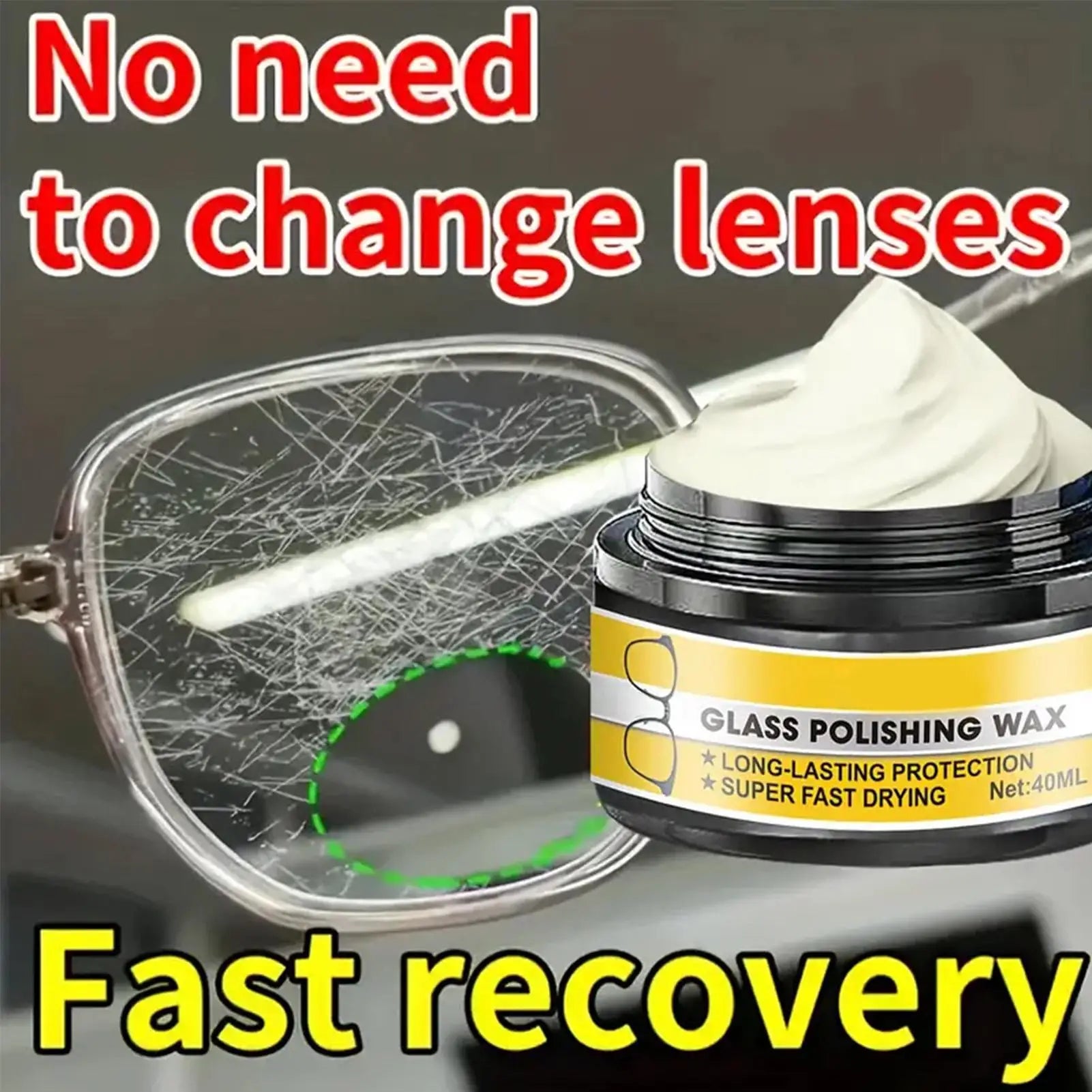 Lens Scratch Repair Paste Windshield Glass Phone Camera Watch Window
