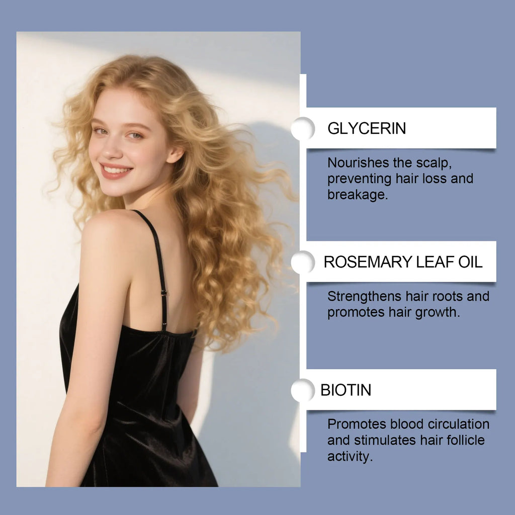 Hair nourishing spray strengthens hair, nourishes hair follicles, improves hair quality, plump and shiny daily hair care Zpaxo