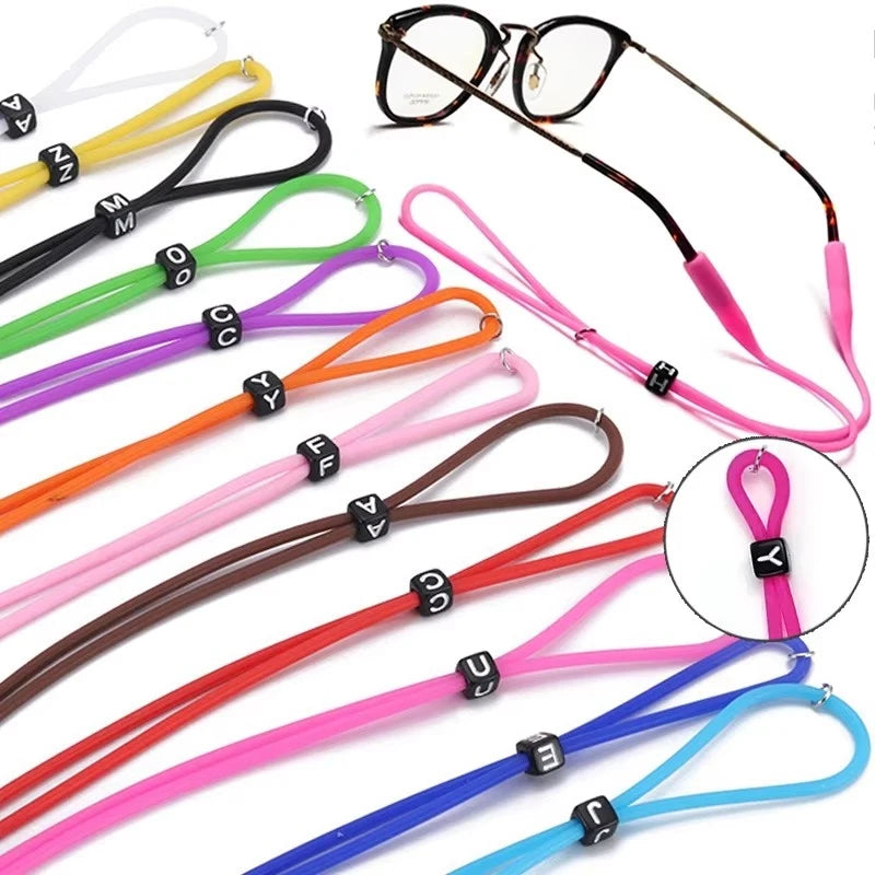 Adjustable Silicone Eyeglasses Strap – Anti-Slip Sports Cord