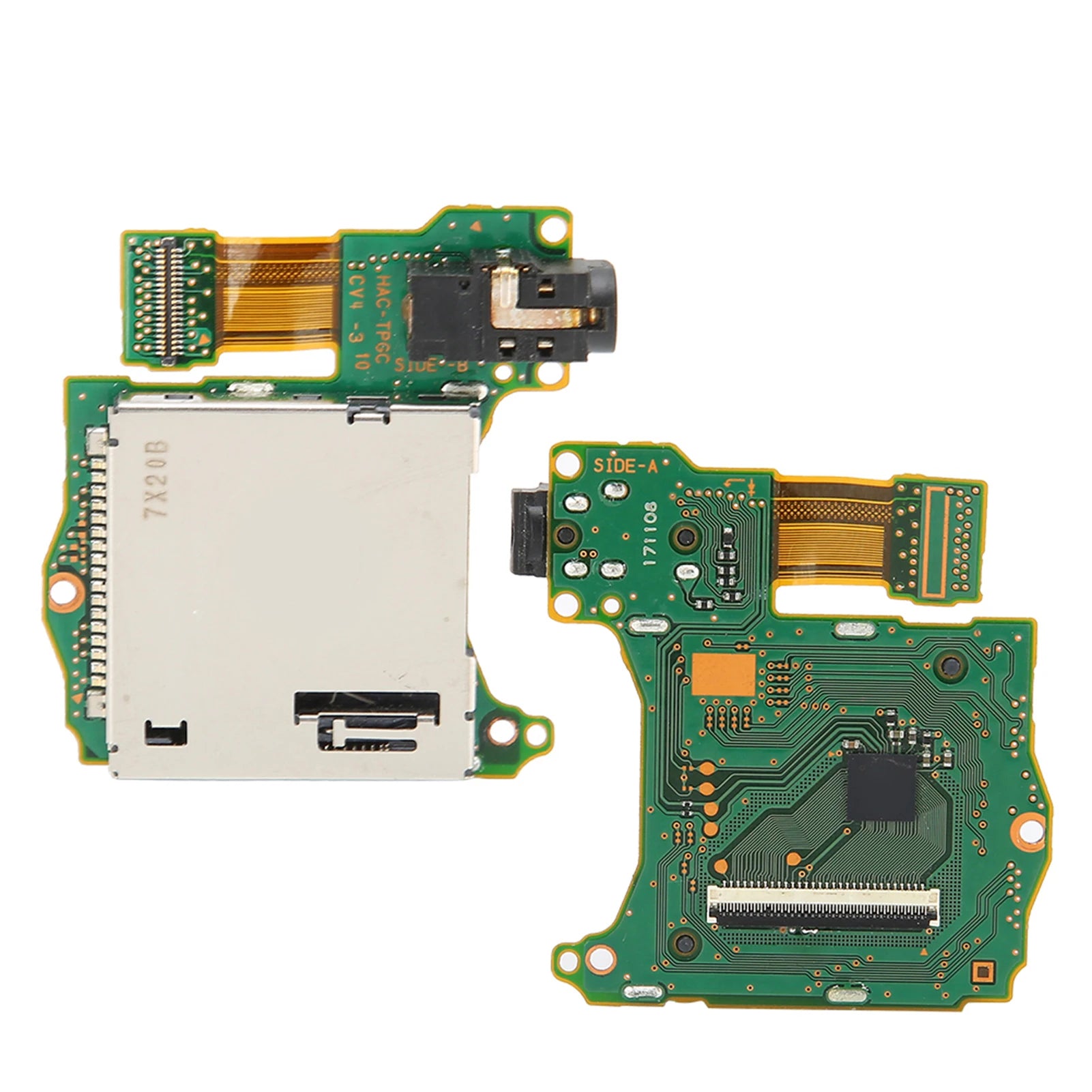 Game Reader Card Slot Cartridge Host Tray Earphone Hole Port Fit