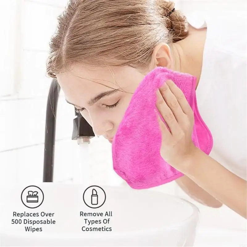 Pack Of 7 Washable Cotton Wash Mitt Washcloths For Everyday and Travel Use Zpaxo