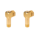 Garden Hose Adapter 1 "GHT to 0.8" Connector Garden Hose Joint Coupler Adapter Brass Replacement Part Swivel Accessories Zpaxo 2PCS