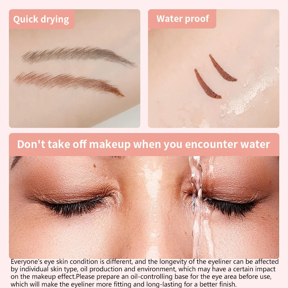 Eyeliner Pen Waterproof Fast Drying Durable Smooth Easy Creating