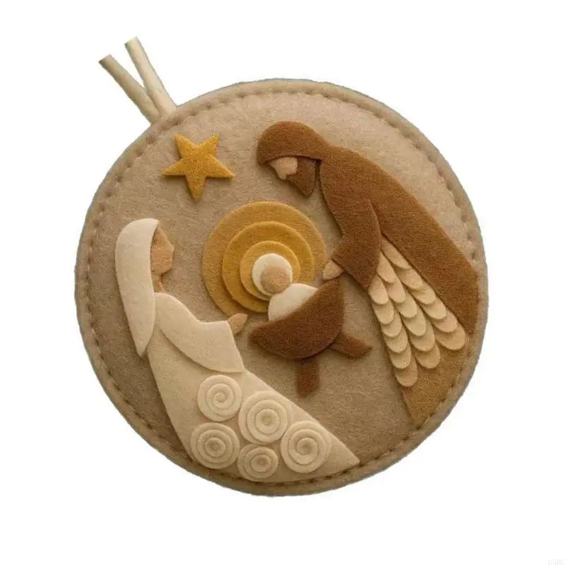 Handmade Nativity Scene Supplies Soft Felted Cloth Instructions