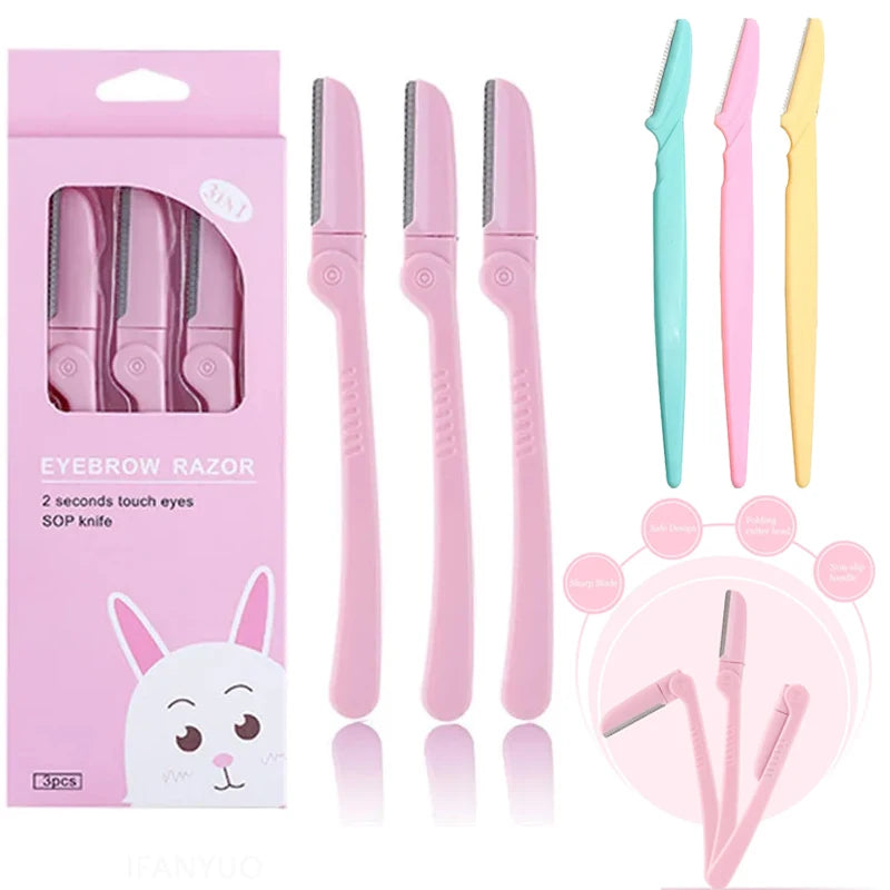 Folding Eyebrow Razor Women Multipurpose Eye Brow Shaping Shaver