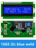 LCD1602+I2C LCD 1602 Module Blue Green Screen PCF8574 IIC I2C LCD1602 Zpaxo 1602 i2c blue weld