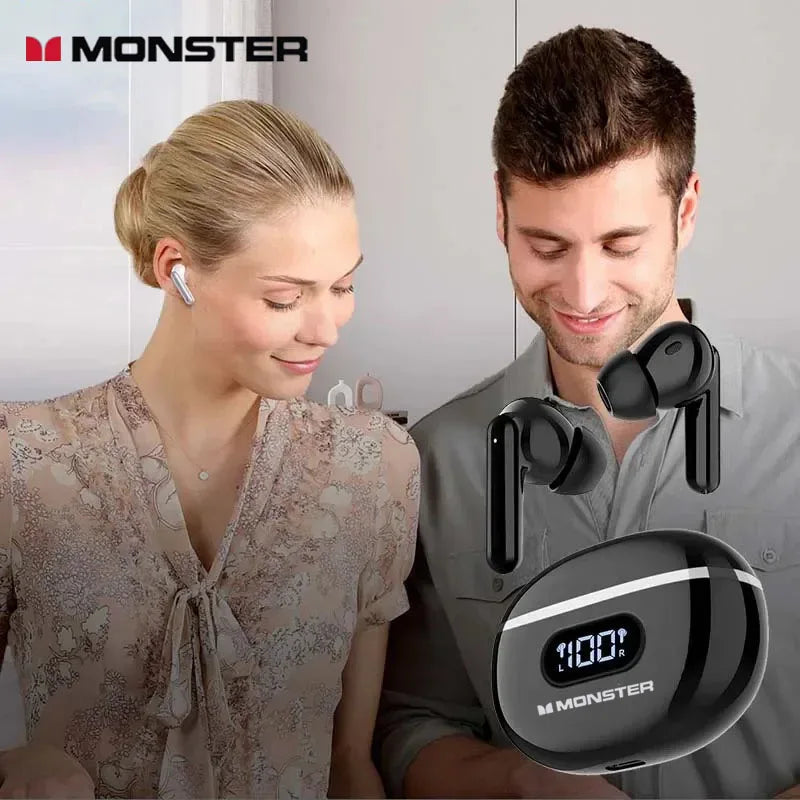 MONSTER E98 Wireless Earphones ANC+ENC Noise Cancellation Earbuds