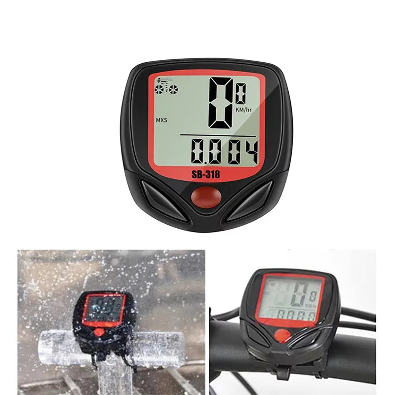 Wired Bike Computer – Waterproof MTB Speedometer & Odometer